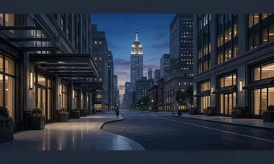 Manhattan business district