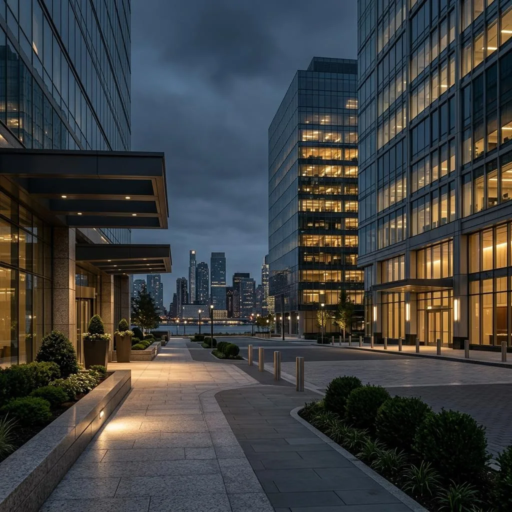 New Jersey city skyline across the metro region